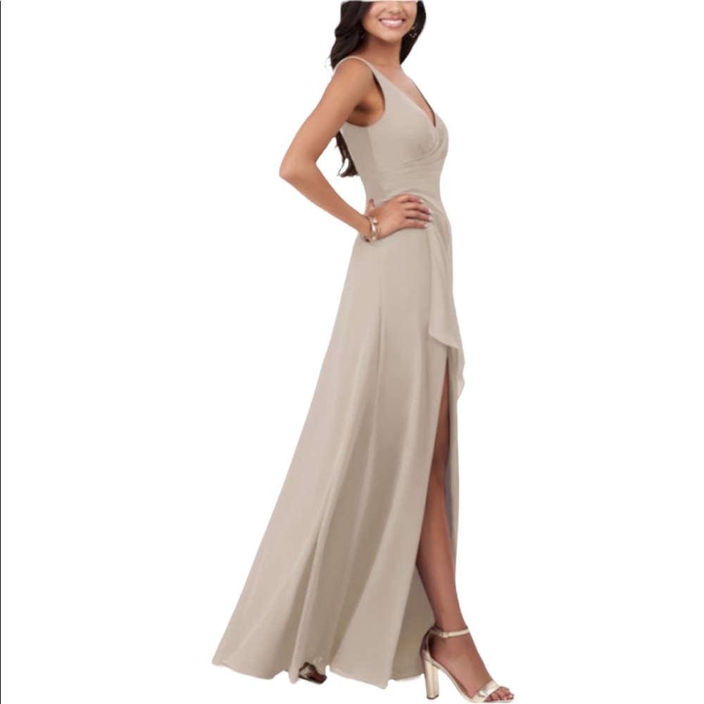 Azazie Bridesmaid dress Taupe